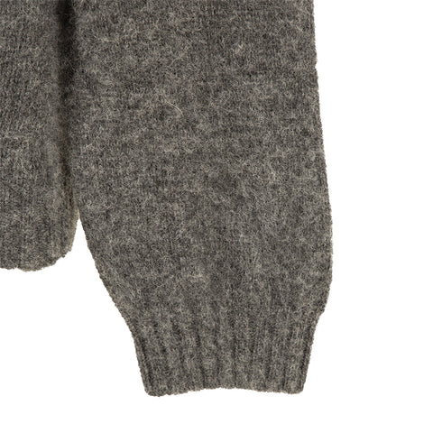 Norse Projects Birnir Fairisle Dark Grey Melange N45-0511 Degli Uberti